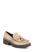 Børn Capri Tassel Platform Loafer in Taupe Suede at Nordstrom, Size 8.5