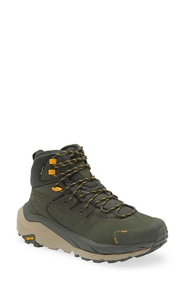 HOKA Kaha 2 GTX Waterproof Hiking Boot in Duffel Bag /Radiant Yellow at Nordstrom, Size 7.5