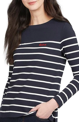 Barbour Bradley Top Navy/Cloud at Nordstrom, Us