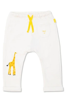 Mon Coeur Giraffe Appliqué Sweatpants Natural at Nordstrom, M