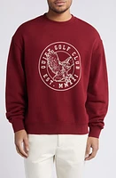 Quiet Golf Owl Cotton Graphic Sweatshirt at Nordstrom,