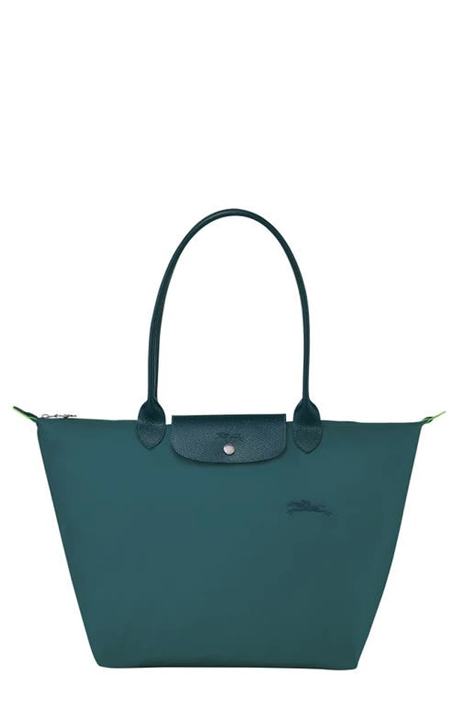 Longchamp Large Le Pliage Tote in Peacock/Peacock at Nordstrom