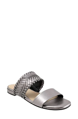 Trotters Nalane Slide Sandal Pewter at Nordstrom,