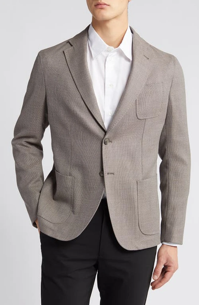 Emporio Armani Textured Wool Sport Coat Tan at Nordstrom, Us