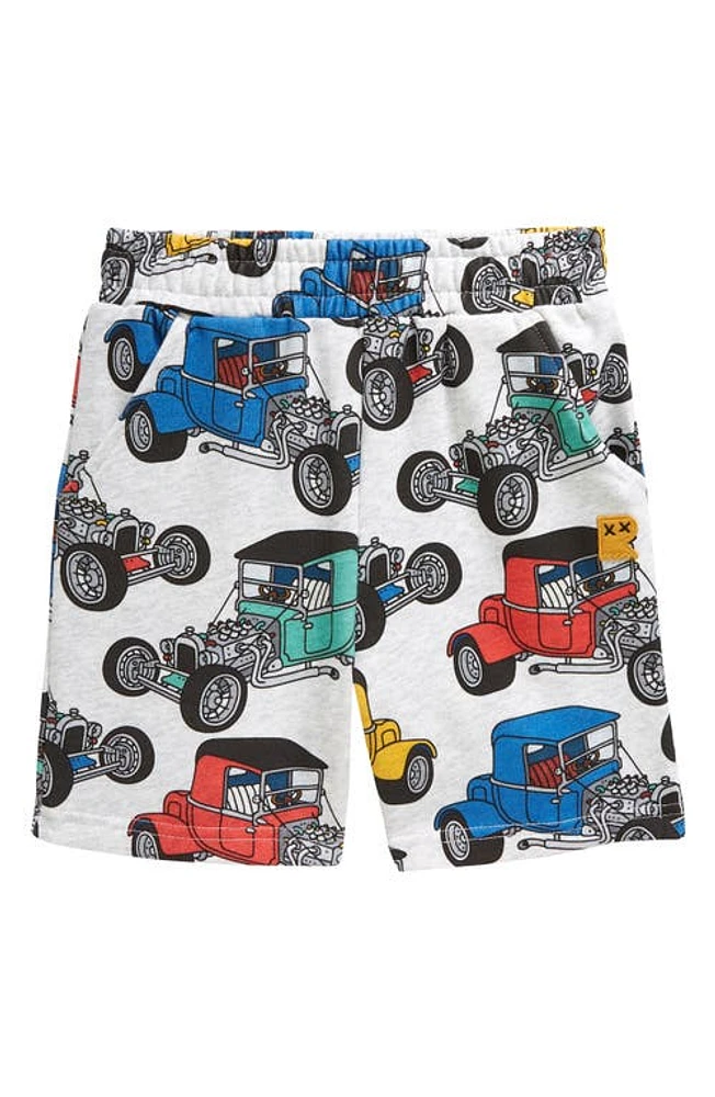 Rock Your Baby Kids' Hot Rod Sweat Shorts Grey at Nordstrom,