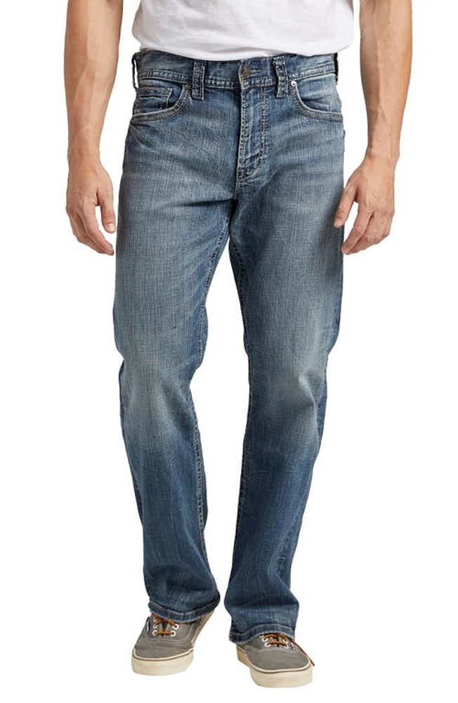 Silver Jeans Co. Gordie Relaxed Fit Straight Leg Indigo at Nordstrom, X