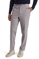 Scotch & Soda Irving Slim Tapered Leg Flat Front Micropattern Stretch Chinos Ecru Night Houndstooth at Nordstrom, X 32