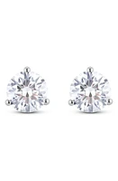 LIGHTBOX Round Lab Grown Diamond Stud Earrings in 3Ctw White Gold at Nordstrom