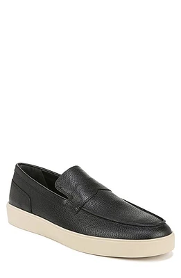 Vince Toren Loafer Black Pebble Grained at Nordstrom,