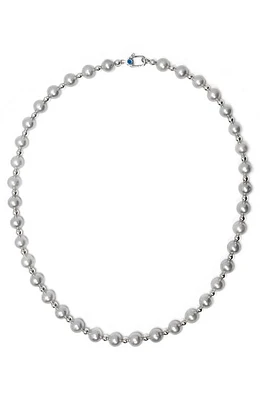 POLITE WORLDWIDE PPF Freshwater Pearl Necklace in Silver at Nordstrom, Size 18.5