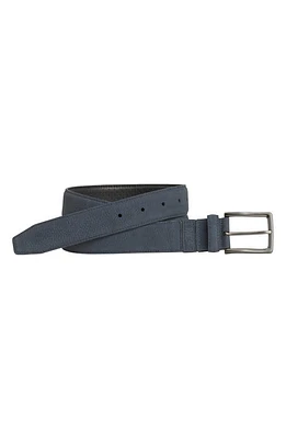 Johnston & Murphy XC4 Leather Dress Belt in Navy Leather at Nordstrom, Size 40