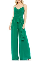 Mac Duggal Ruched Wide Leg Jumpsuit at Nordstrom,