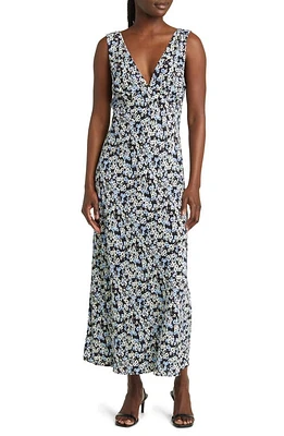 Rails Audrina Floral Print Midi Dress Midnight Meadow at Nordstrom,