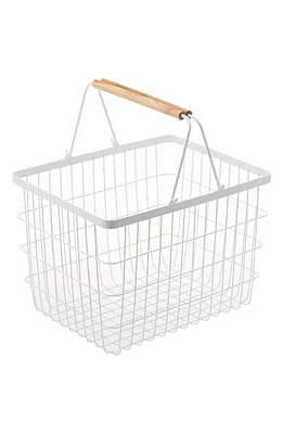 Yamazaki Tosca Laundry Basket in White at Nordstrom