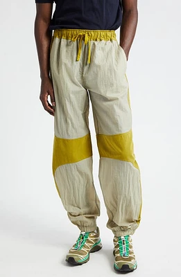 RANRA Is Colorblock Track Pants Khaki Grey at Nordstrom,