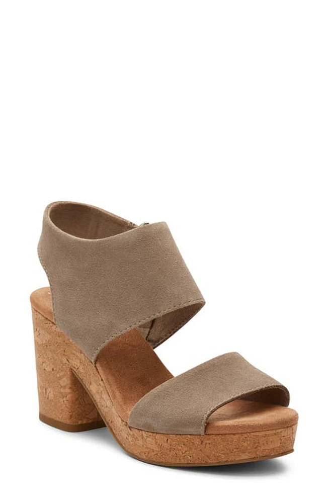 TOMS Majorca Platform Sandal Natural at Nordstrom,