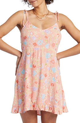 Billabong Heart Breaker Tie Strap Floral Mini Sundress at Nordstrom,