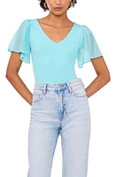 1.STATE Flutter Sleeve Rib Knit T-Shirt at Nordstrom,