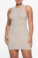 SKIMS Stretch Cotton Rib Tank Dress at Nordstrom,