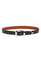 Khaite The Benny Leather Belt Black at Nordstrom,