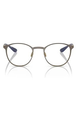 Ray-Ban 52mm Phantos Optical Glasses in Matte Brown at Nordstrom