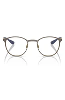 Ray-Ban 52mm Phantos Optical Glasses in Matte Brown at Nordstrom