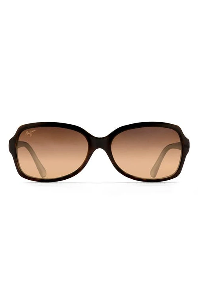 Maui Jim Cloud Break 56mm PolarizedPlus2 Sunglasses in Tortoise Peacock/Blue/Bronze at Nordstrom