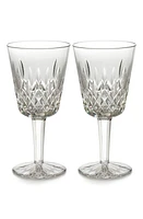 Waterford 'Lismore' Lead Crystal Goblets in Clear at Nordstrom