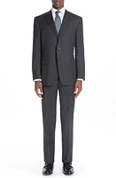 Canali Classic Fit Wool Suit Charcoal at Nordstrom, Us