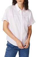 Court & Rowe Spring Stripe Shirt Chambray Pink at Nordstrom,