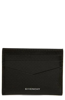 Givenchy 4G Embossed Calfskin Card Holder in Black at Nordstrom