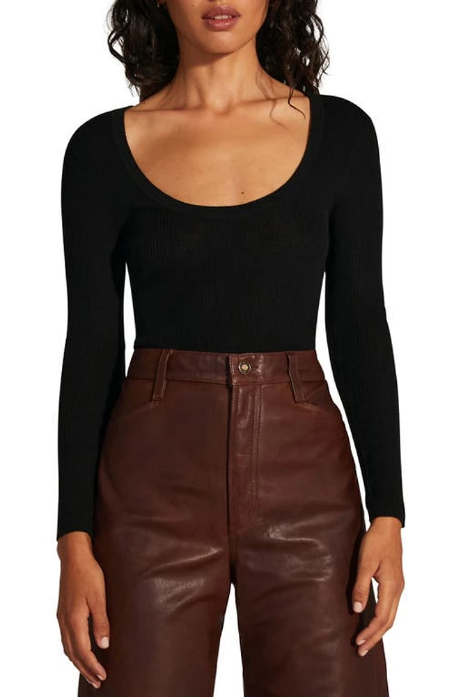 Favorite Daughter Take It Easy Wool Sweater Black at Nordstrom,