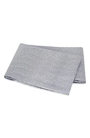 Matouk Jasper Cotton Sateen Flat Sheet in Charcoal at Nordstrom