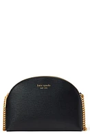 Kate Spade New York morgan saffiano double leather crossbody bag in Black at Nordstrom