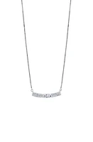 Bony Levy Diamond Bar Pendant Necklace in 18K White Gold at Nordstrom