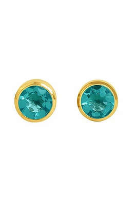 Dean Davidson Signature Midi Knockout Stud Earrings in Electric Blue/Gold at Nordstrom