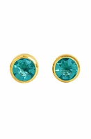 Dean Davidson Signature Midi Knockout Stud Earrings in Electric Blue/Gold at Nordstrom