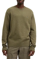 AllSaints Statten Crewneck Sweater Avo Green at Nordstrom,