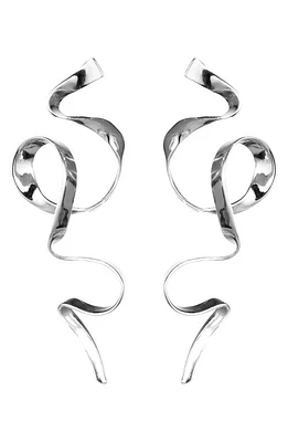 Sterling King Allegro Ribbon Drop Earrings in Sterling Silver at Nordstrom