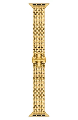 Tory Burch The Eleanor 20mm Apple Watch Bracelet Watchband in Gold at Nordstrom