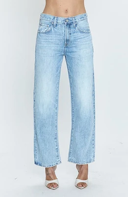 Pistola Lexi Distressed Ankle Wide Leg Jeans Coastal Vintage at Nordstrom,