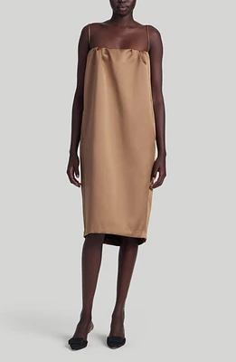 Altuzarra Holly Satin Slipdress Thorn at Nordstrom, Us