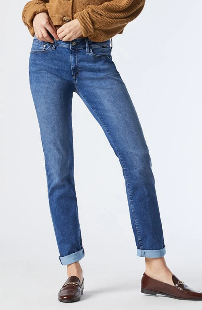 Mavi Jeans Emma Mid Rise Slim Boyfriend Supersoft at Nordstrom, X 32