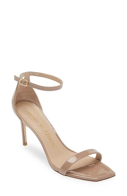 Stuart Weitzman Nakedcurve Ankle Strap Sandal Fawn at Nordstrom,