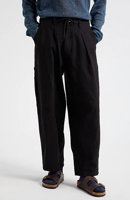 Story mfg. Patchwork Wide Leg Organic Cotton Carpenter Pants in Scarecrow at Nordstrom, Size Small