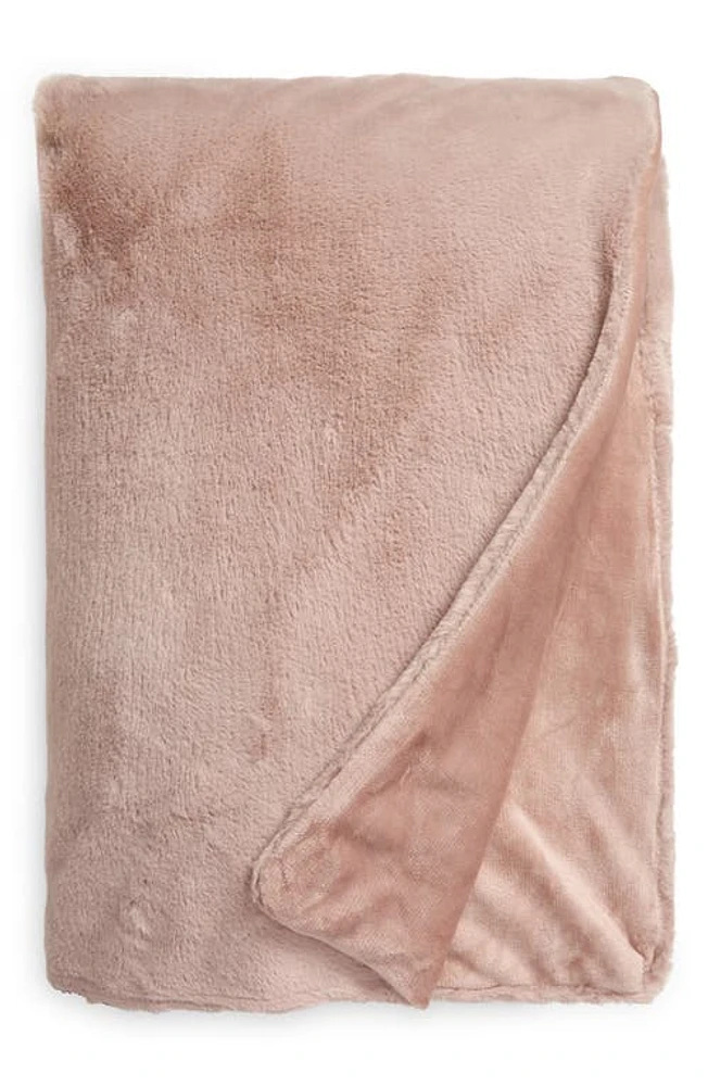 UnHide Cuddle Puddles Plush Throw Blanket in Rosy Baby at Nordstrom