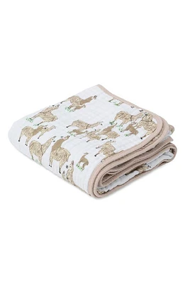 little unicorn Original Cotton Muslin Quilt in Llama Llama at Nordstrom