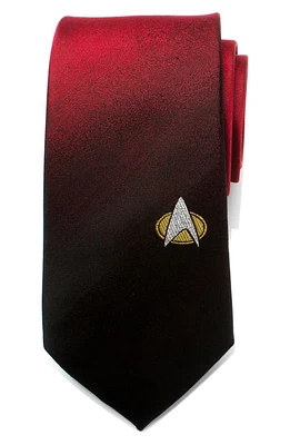 Cufflinks, Inc. Star Trek TNG Shield Silk Tie in Red at Nordstrom, Size Regular