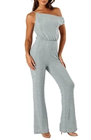 Petal & Pup Heather Sparkle One-Shoulder Jumpsuit at Nordstrom,