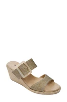 VANELi Layla Espadrille Wedge Slide Sandal Camel at Nordstrom,